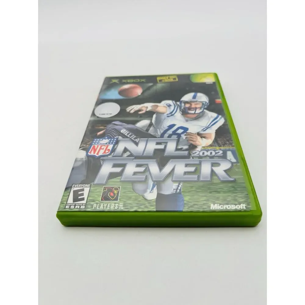 NFL Fever 2002 (Microsoft Xbox, 2001) Complete Tested Working - VG Condition CIB